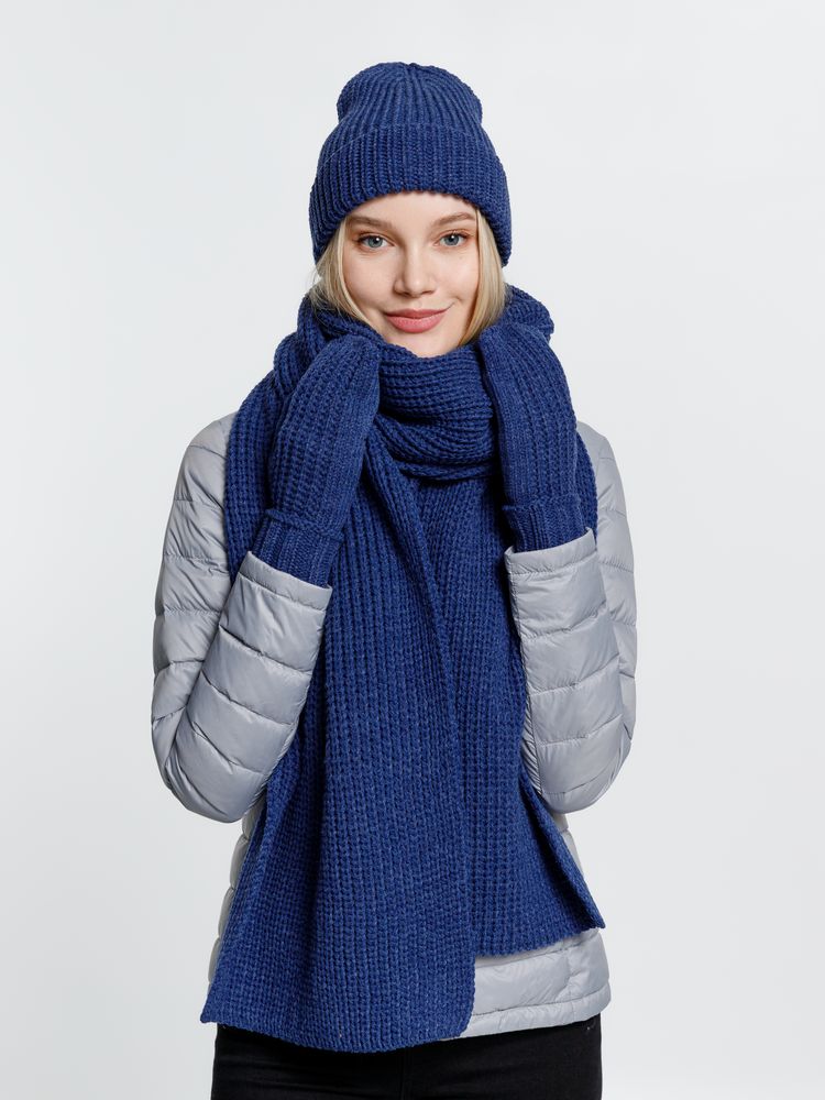 Шапка Nordkyn, синий меланж — изображение 5