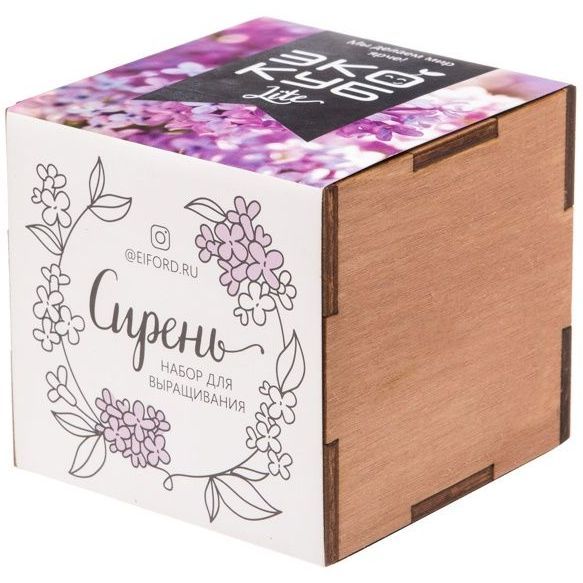 Набор для выращивания «Экокуб Lite», сирень — изображение 2