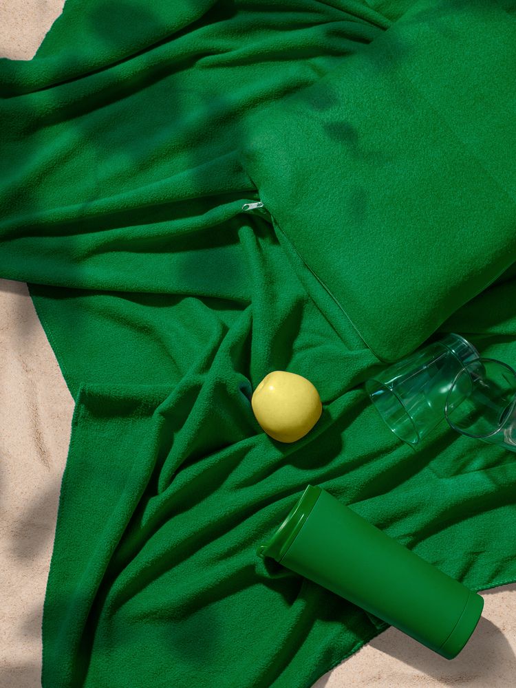 Дорожный плед Pathway 2, зеленый — изображение 9