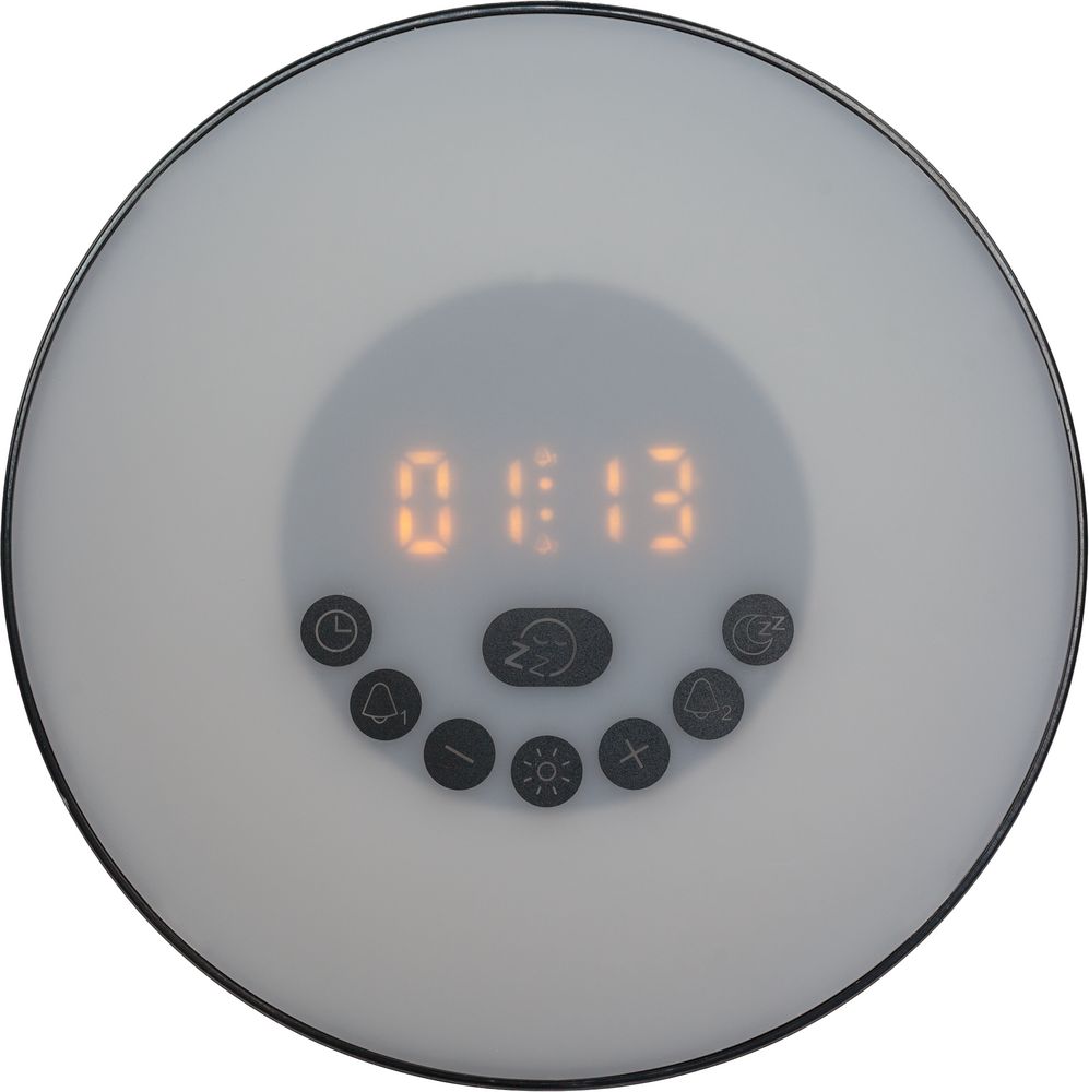 Лампа-колонка со световым будильником dreamTime, ver.2, черная — изображение 4