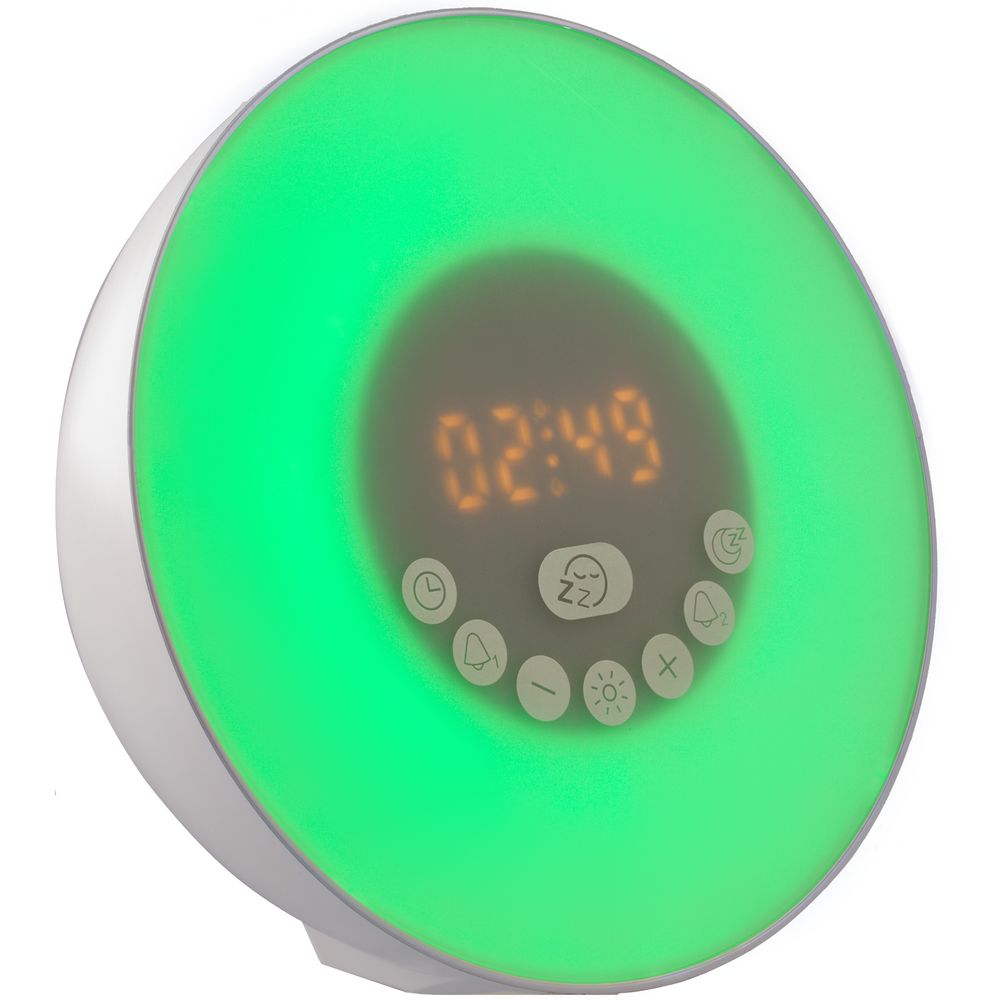 Лампа-колонка со световым будильником dreamTime, ver.2, белая — изображение 9