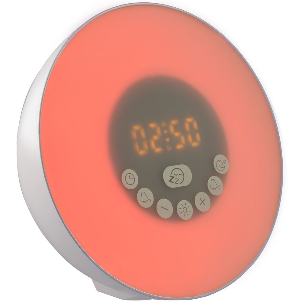 Лампа-колонка со световым будильником dreamTime, ver.2, белая — изображение 8