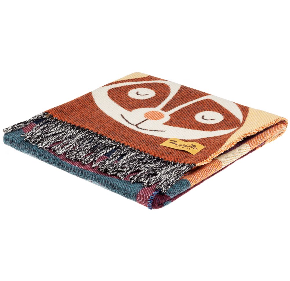 Плед детский Zoo, оранжевый — изображение 2