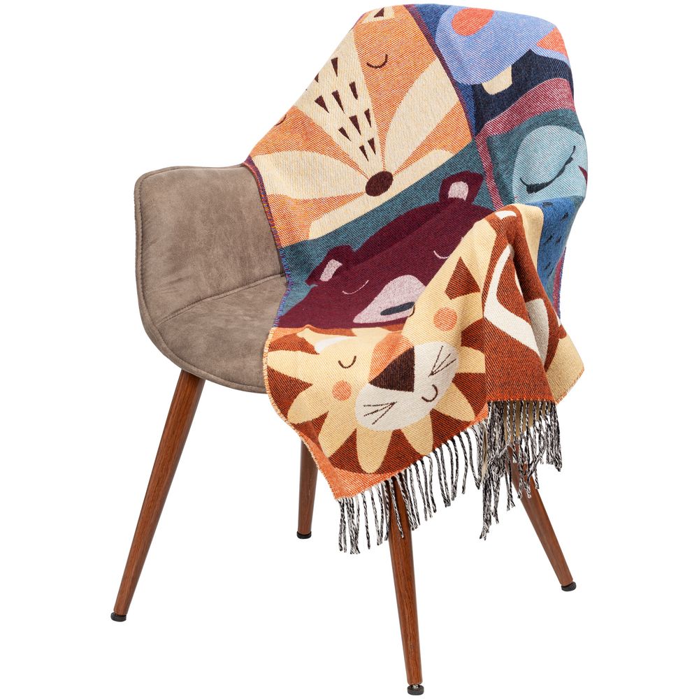 Плед детский Zoo, оранжевый — изображение 3