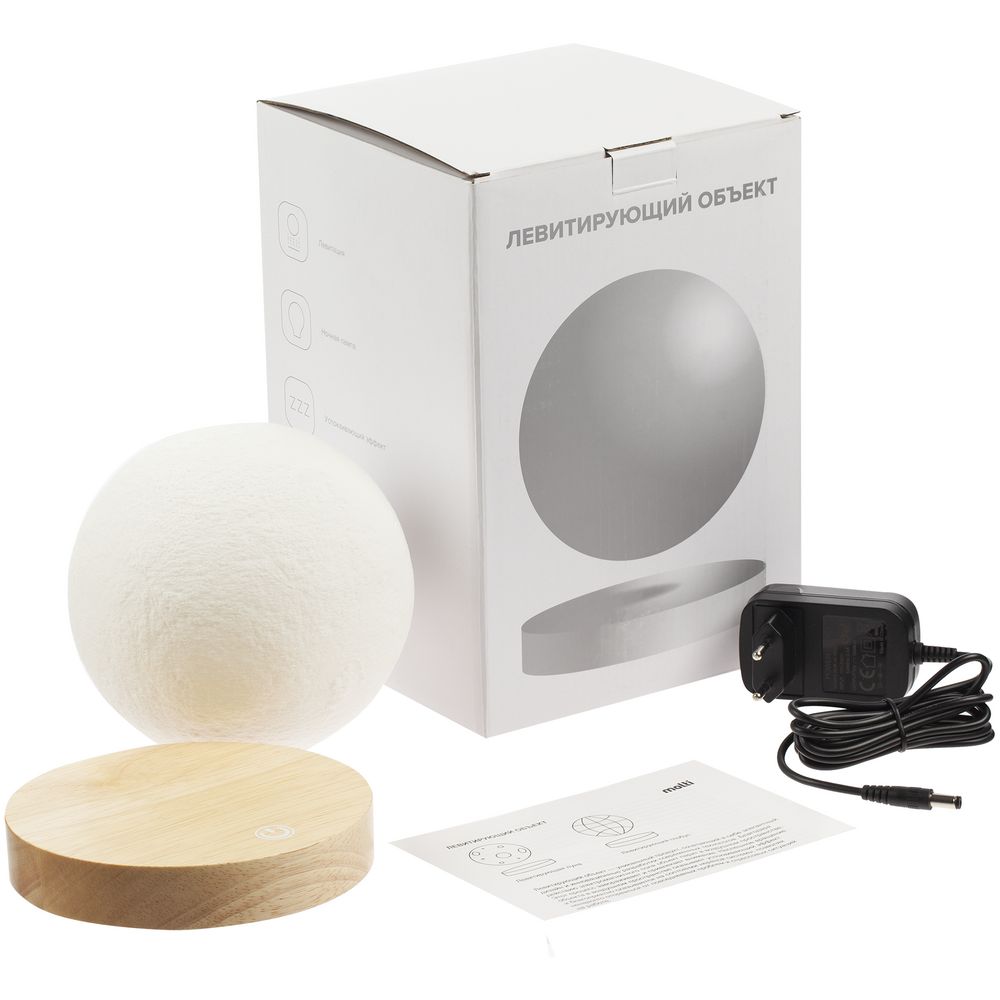 Левитирующая луна MoonFlight с деревянной подставкой — изображение 7