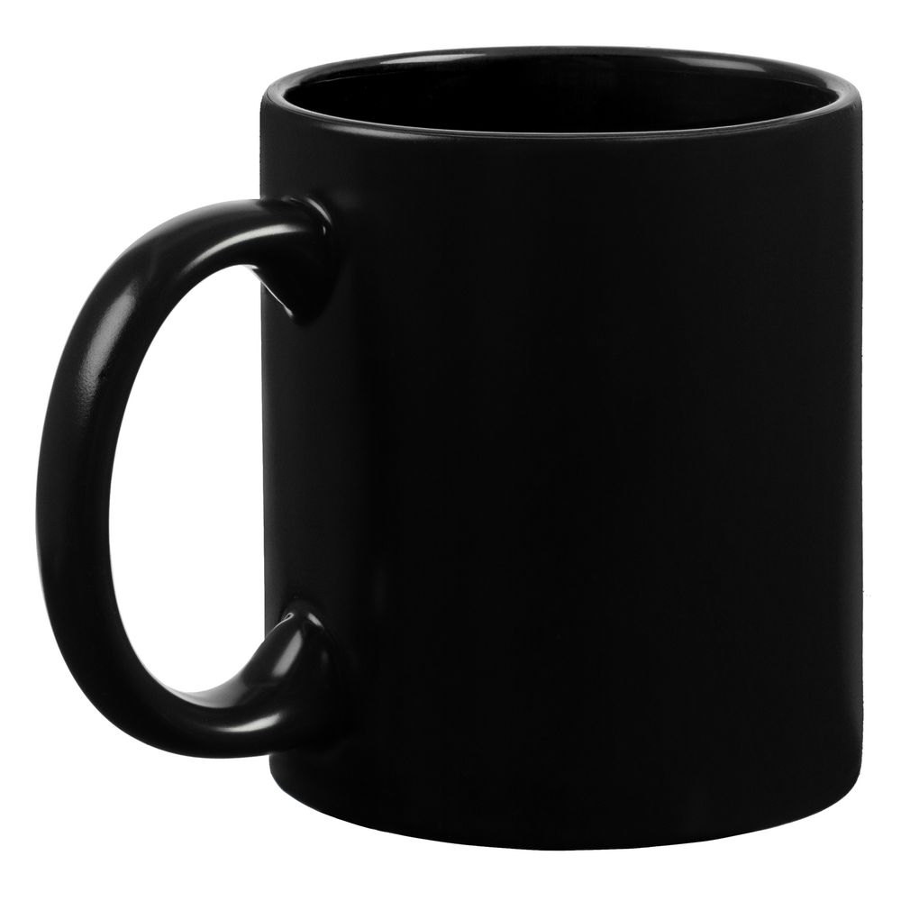 Кружка-хамелеон On Display, матовая, черная — изображение 3