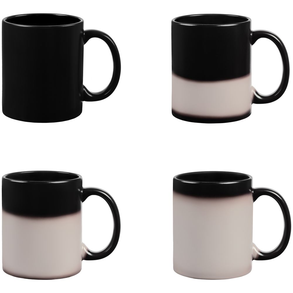 Кружка-хамелеон On Display, матовая, черная — изображение 7