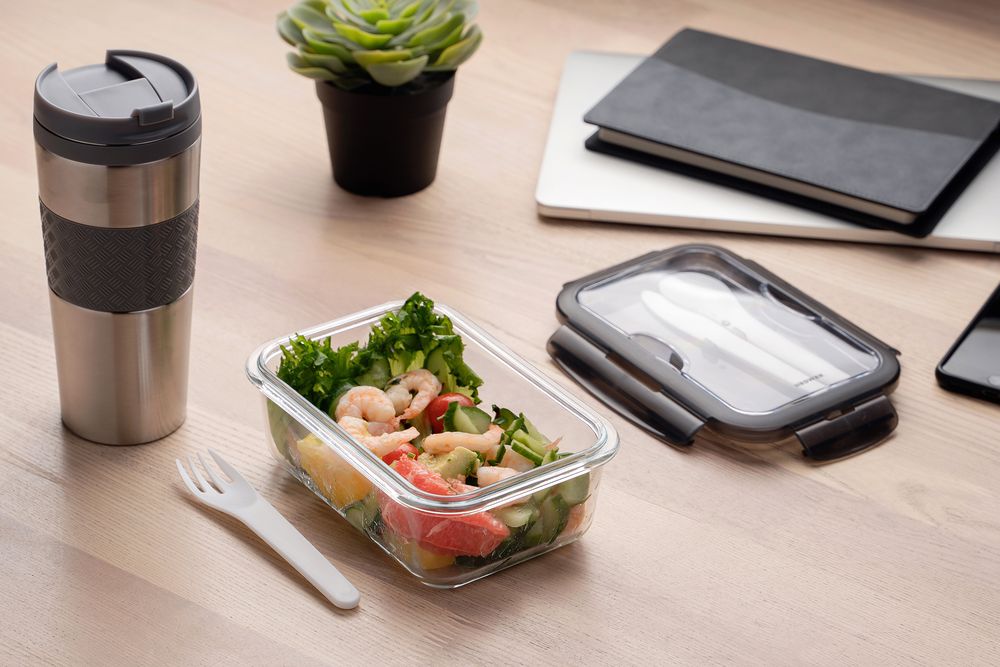 Ланчбокс Hard Work, серый — изображение 10