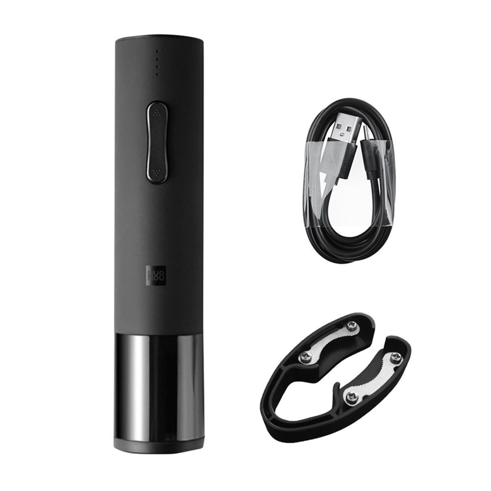 Электрический штопор HuoHou Electric Wine Bottle Opener, черный — изображение 4