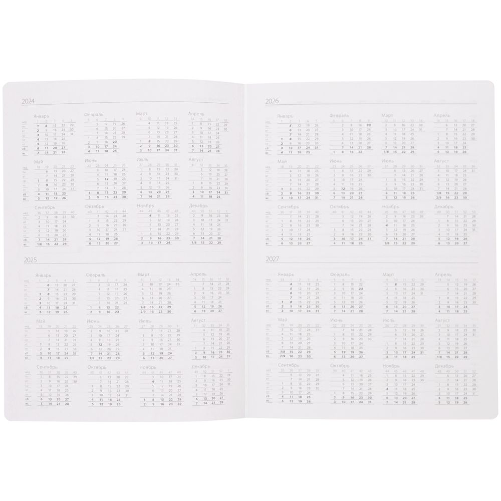 Ежедневник Flexpen, недатированный, серебристо-бирюзовый — изображение 10