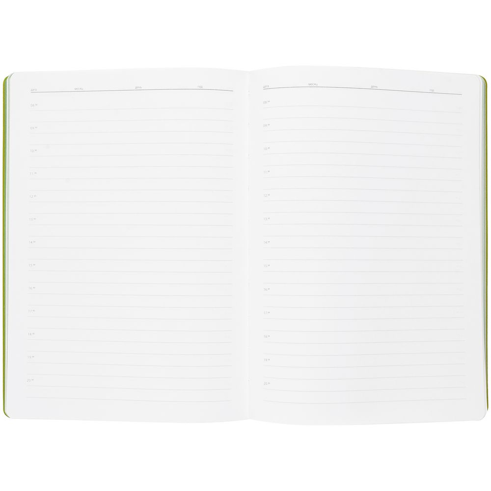 Ежедневник Flexpen, недатированный, серебристо-зеленый — изображение 12