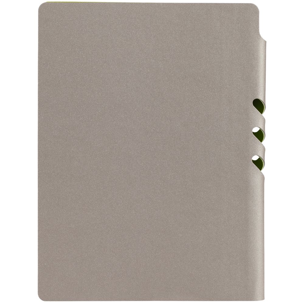 Ежедневник Flexpen, недатированный, серебристо-зеленый — изображение 6