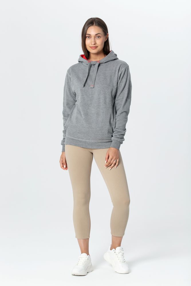 Двусторонняя толстовка Revers, серая с красным — изображение 9