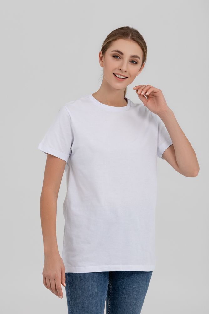 Футболка унисекс T-bolka 160 Original, белая — изображение 5