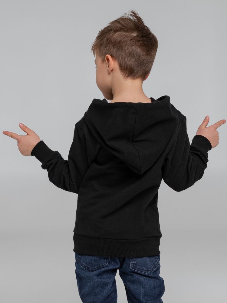 Толстовка с капюшоном детская Kirenga Kids, черная — изображение 12
