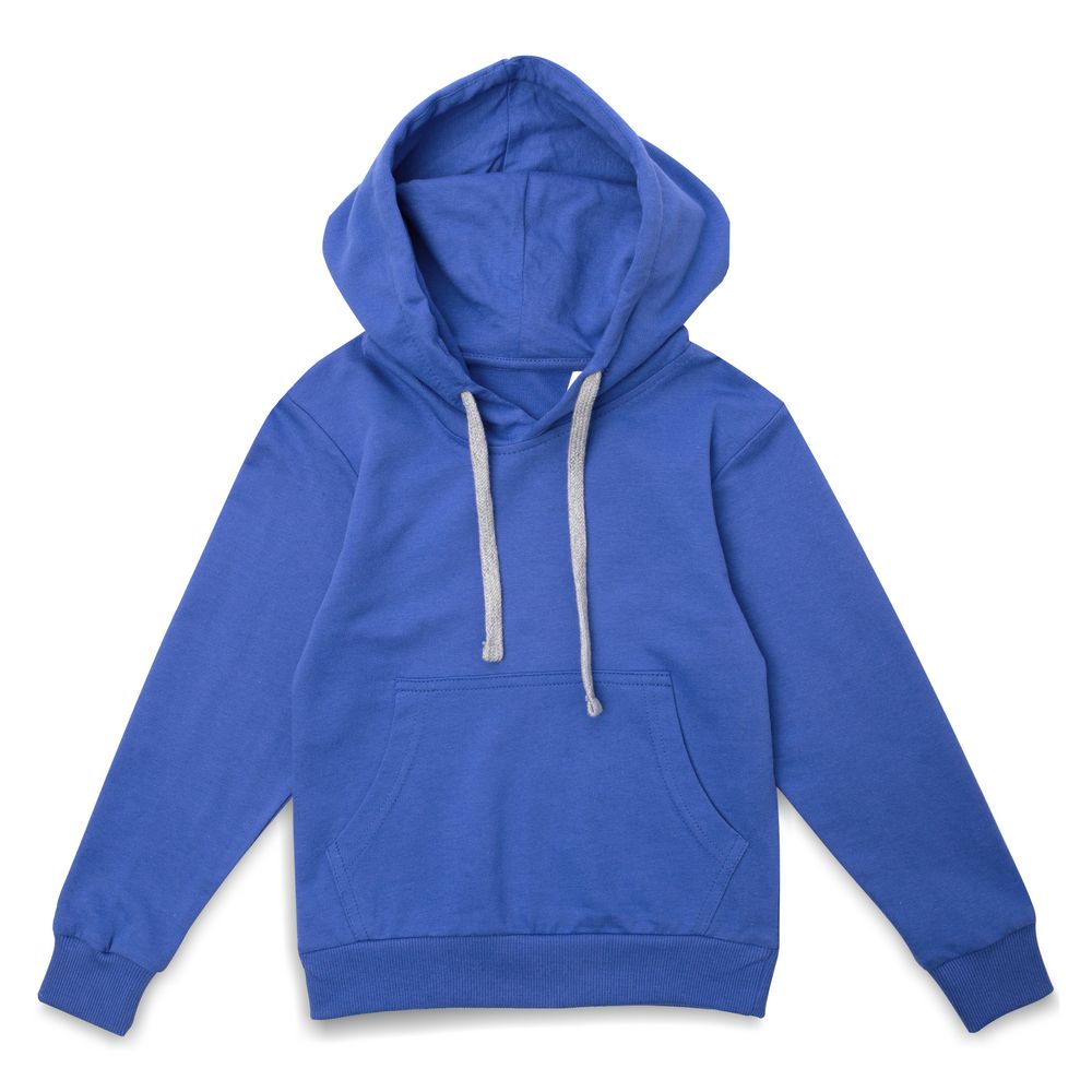 Толстовка с капюшоном детская Kirenga Kids, ярко-синяя — изображение 2