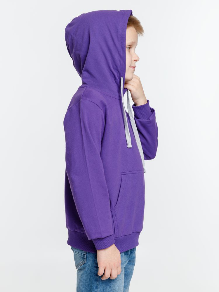 Толстовка с капюшоном детская Kirenga Kids, фиолетовая — изображение 6