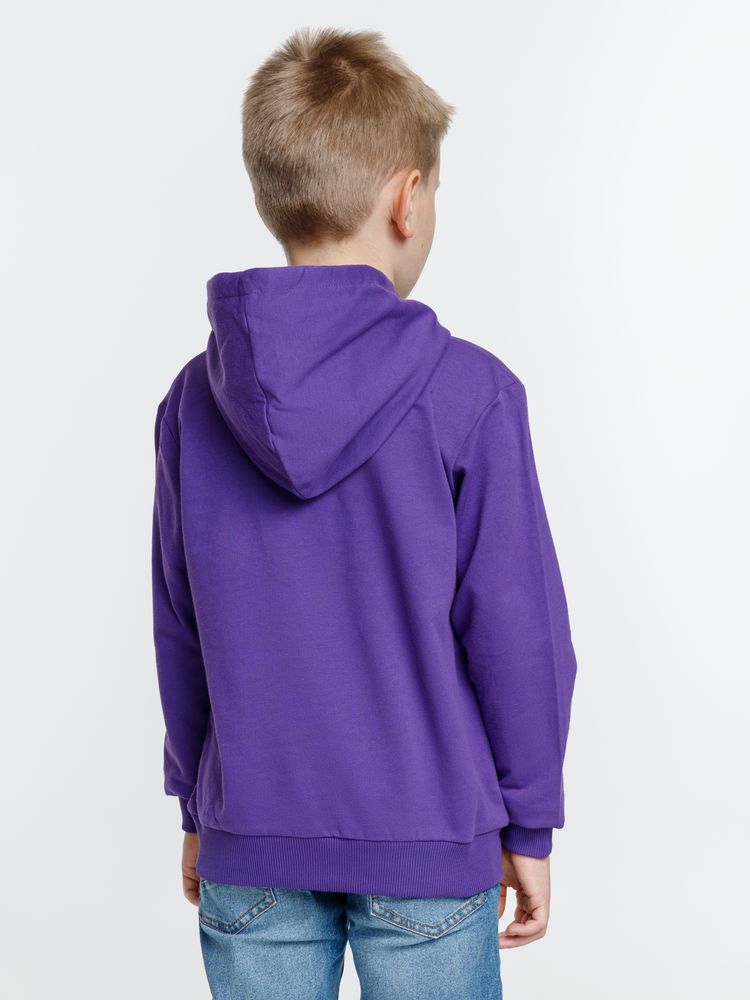 Толстовка с капюшоном детская Kirenga Kids, фиолетовая — изображение 5