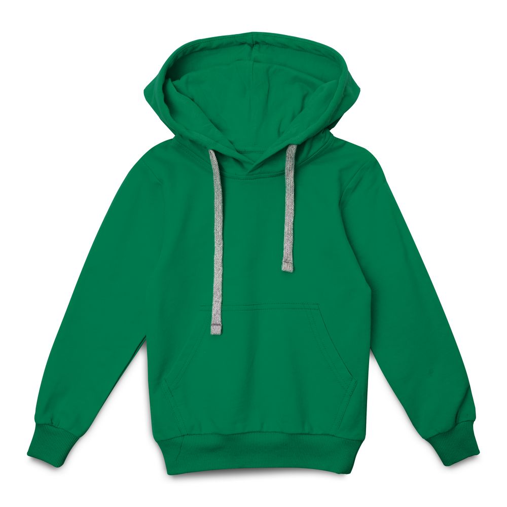 Толстовка с капюшоном детская Kirenga Kids, зеленая — изображение 2