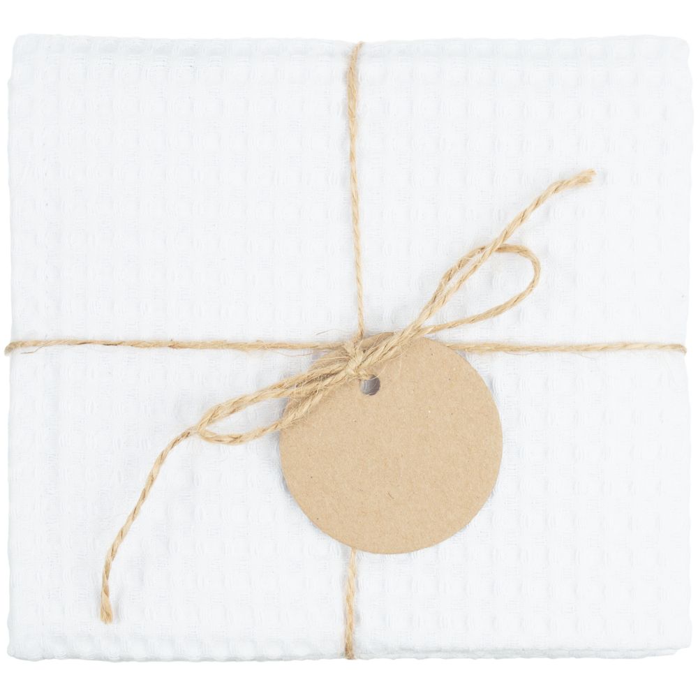 Набор кухонных полотенец Good Wipe, белый с белым — изображение 5