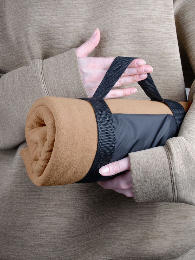 Дорожный плед Voyager 2, бежевый — изображение 9