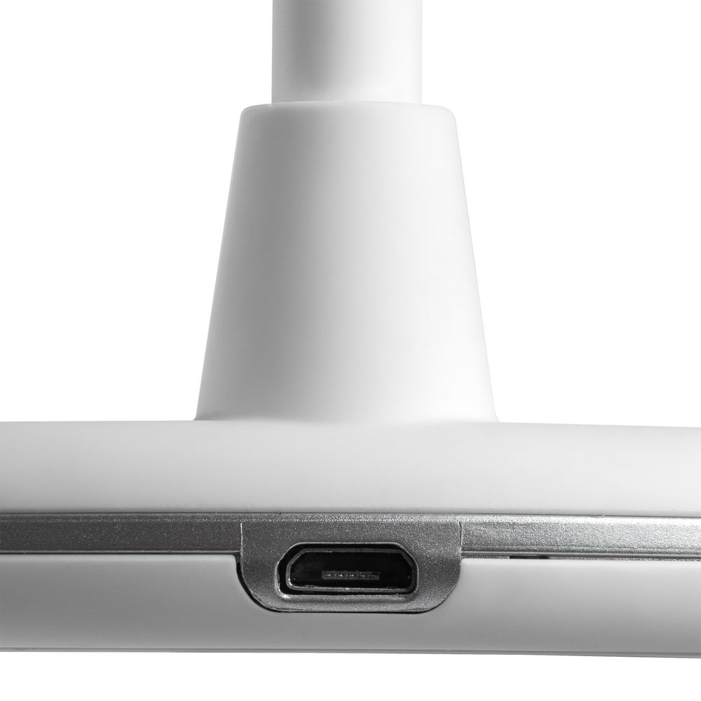 Лампа с колонкой и беспроводной зарядкой lampaTon, белая — изображение 9