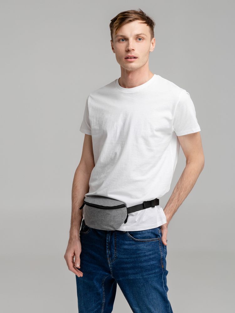 Поясная сумка Handy Dandy, серая — изображение 8