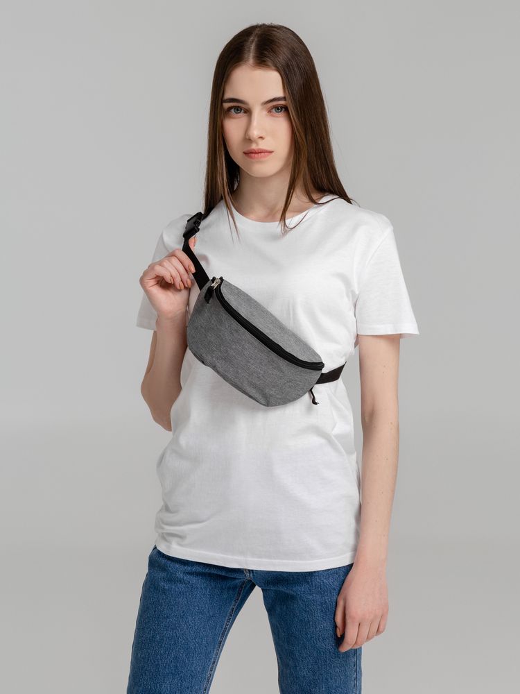 Поясная сумка Handy Dandy, серая — изображение 5