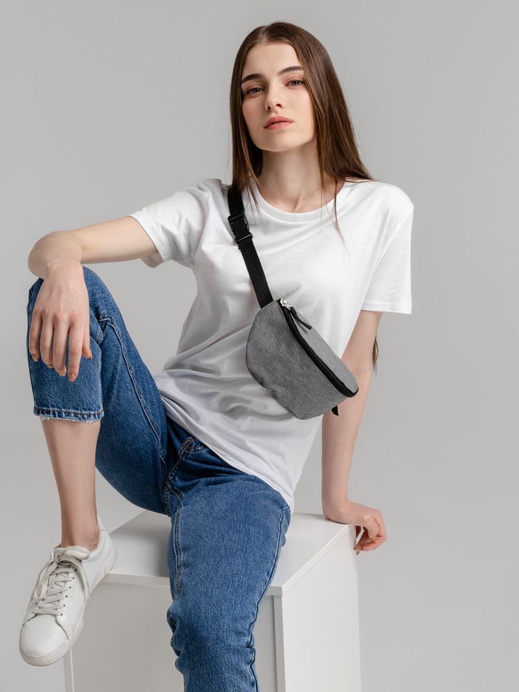 Поясная сумка Handy Dandy, серая — изображение 6