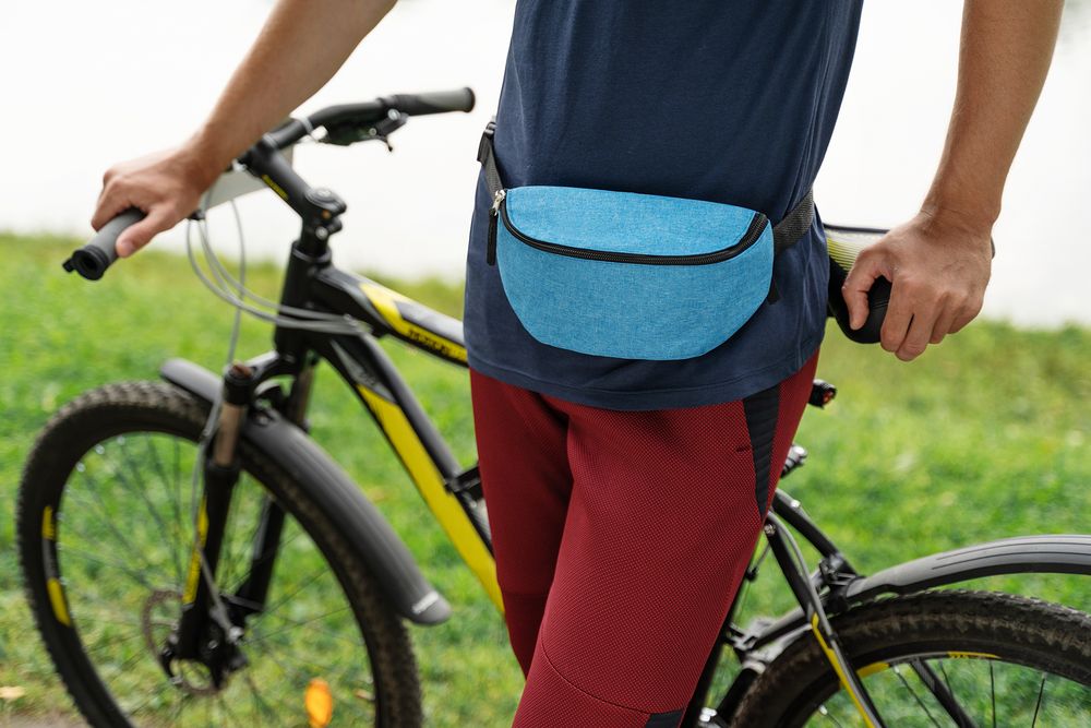 Поясная сумка Handy Dandy, синяя — изображение 10