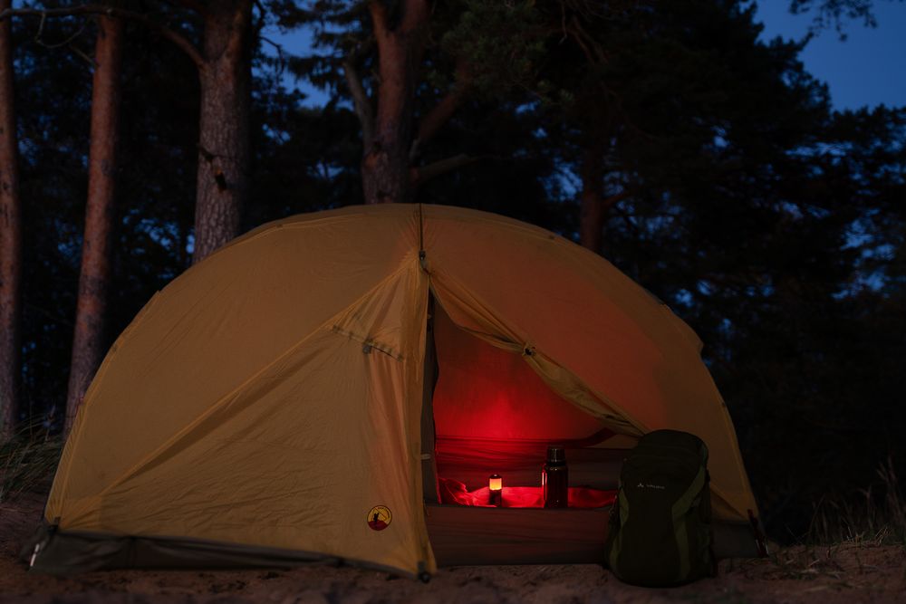 Кемпинговый фонарь Fyrtorn, серый с черным — изображение 11