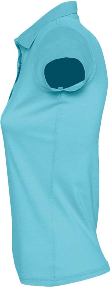 Рубашка поло женская Prescott Women 170, бирюзовая — изображение 4