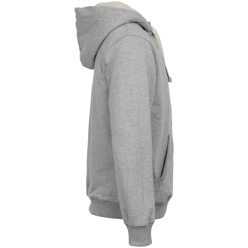 Толстовка на молнии Kulonga Sherpa, серый меланж — изображение 3