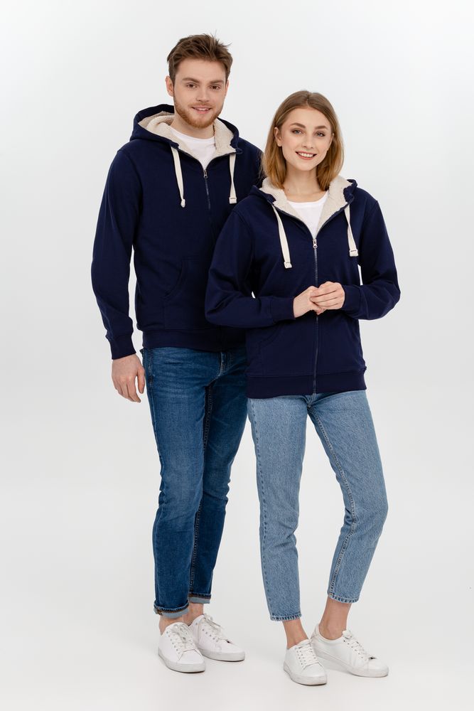 Толстовка на молнии Kulonga Sherpa, темно-синяя — изображение 10