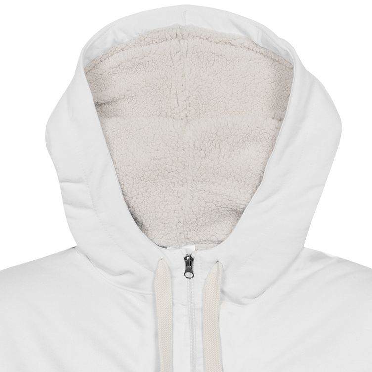 Толстовка на молнии Kulonga Sherpa, белая — изображение 5
