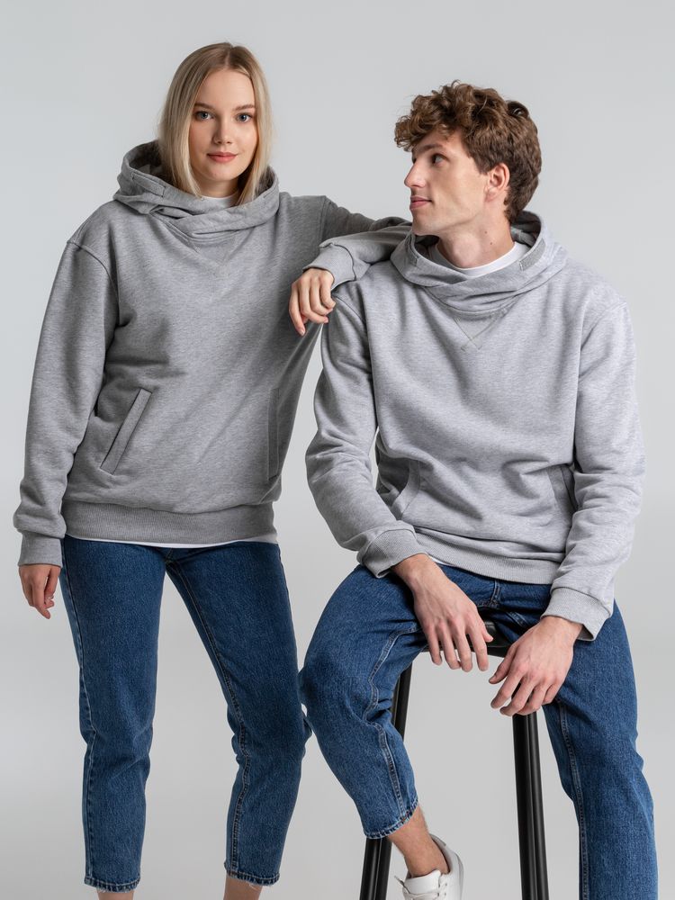 Толстовка Kulonga Terry, серый меланж — изображение 13