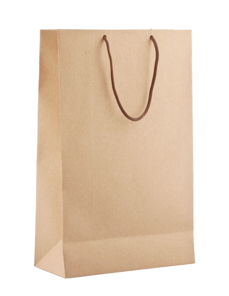 Пакет бумажный «Крафт», M, неокрашенный — изображение 2