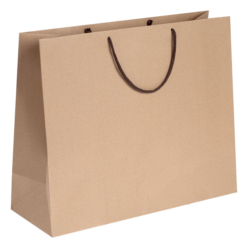 Пакет бумажный «Крафт», L, неокрашенный — изображение 2