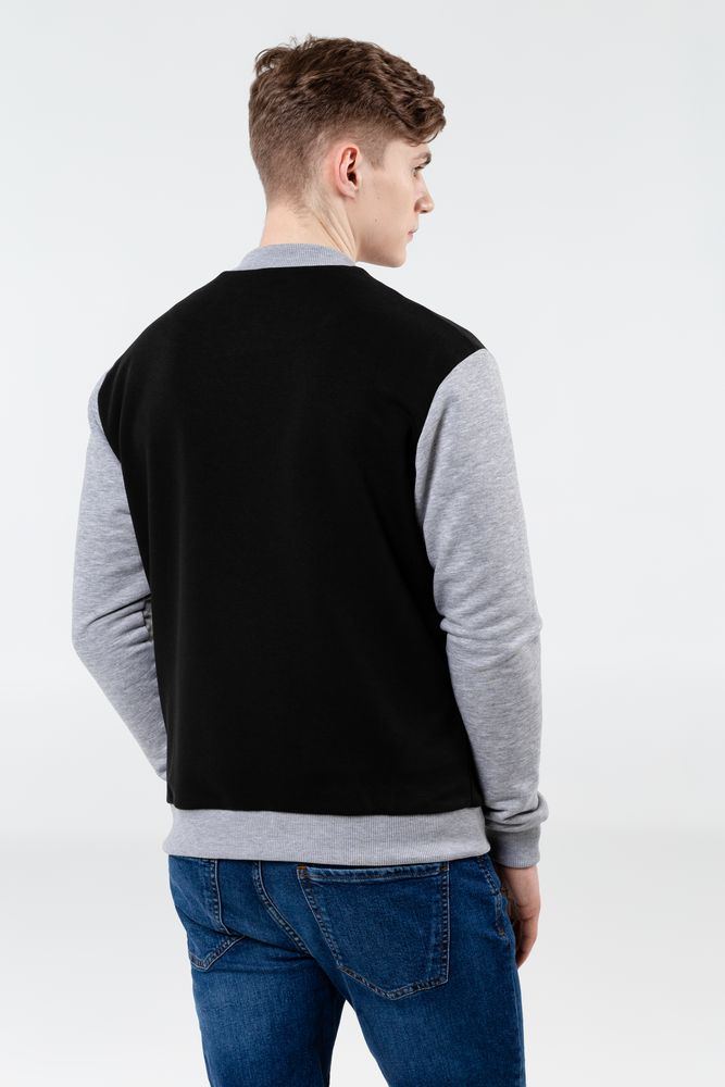 Бомбер College, темно-синий — изображение 7