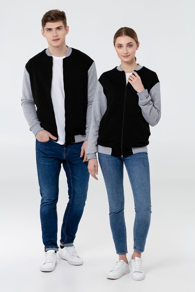 Бомбер College, темно-синий — изображение 10