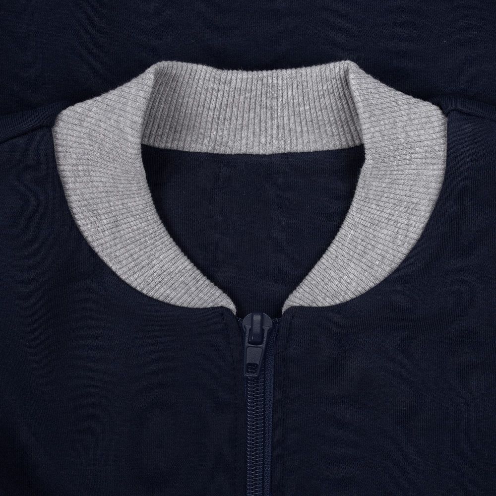 Бомбер College, темно-синий — изображение 4