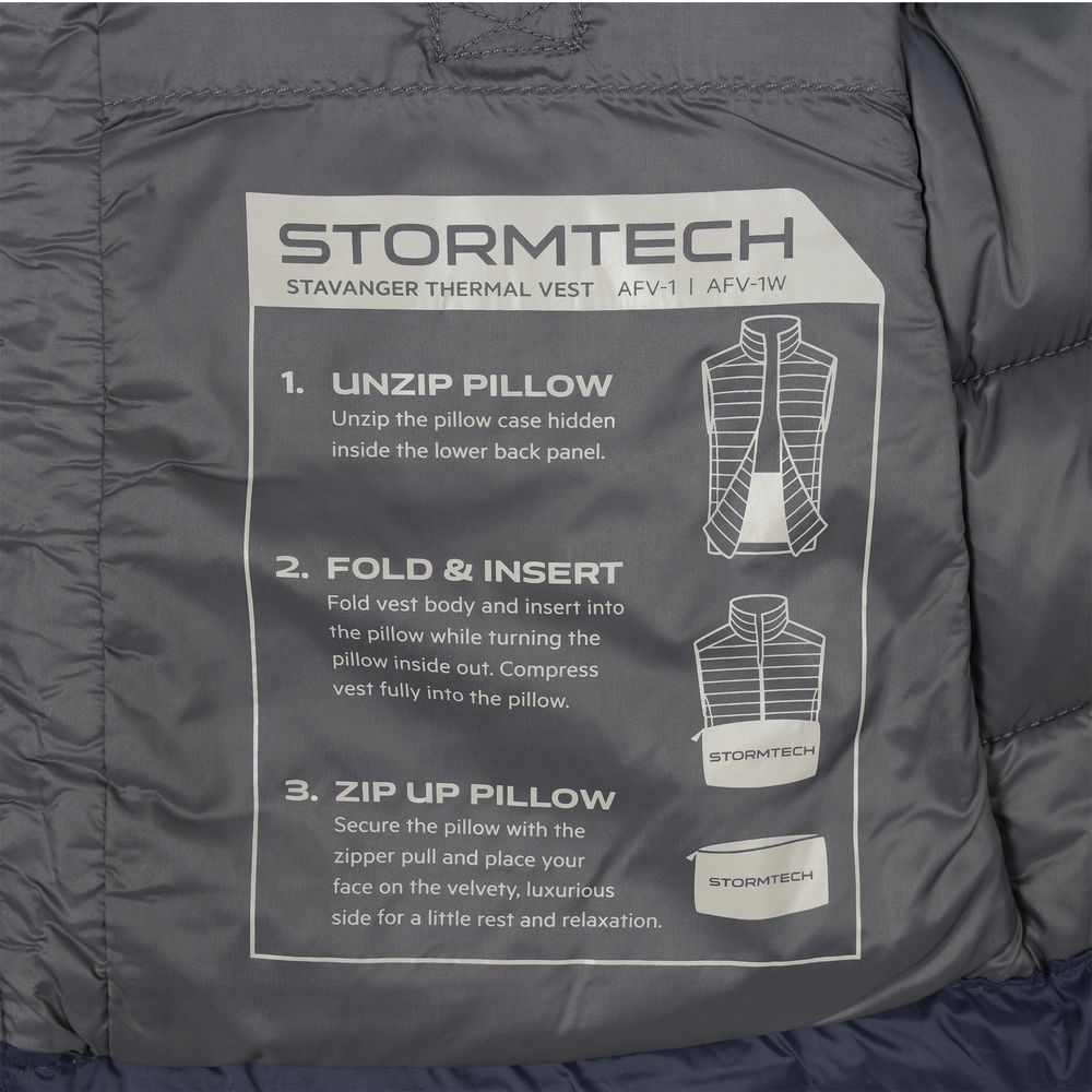 Жилет компактный мужской Stavanger, черный — изображение 10