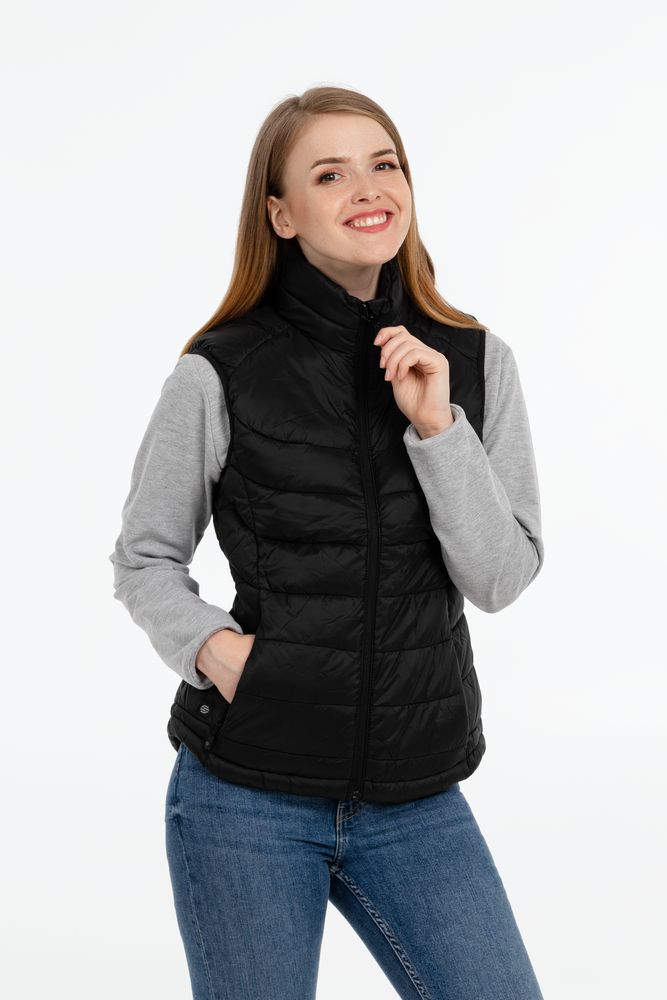 Жилет компактный женский Stavanger, черный — изображение 14