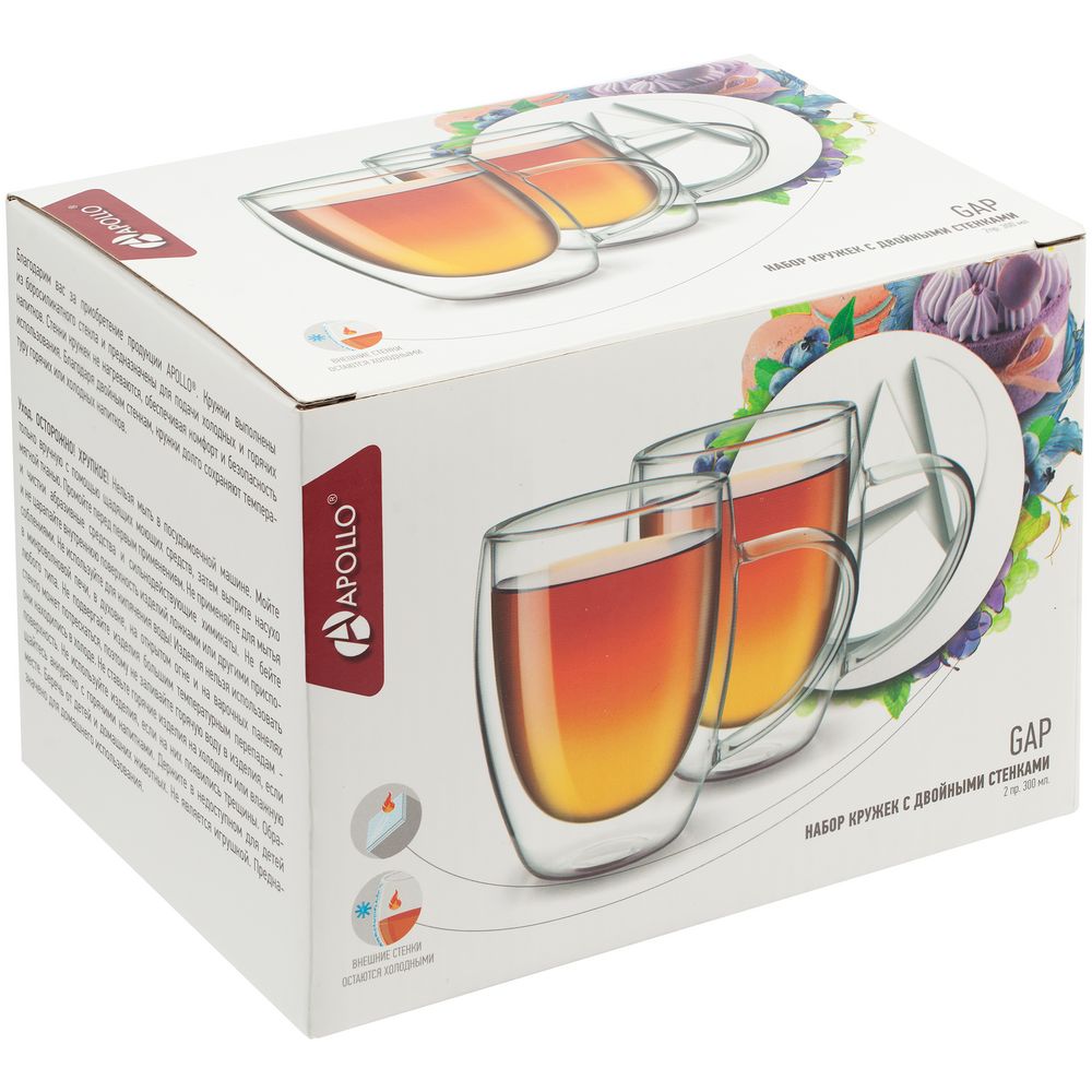 Набор из 2 кружек с двойными стенками Gap — изображение 6