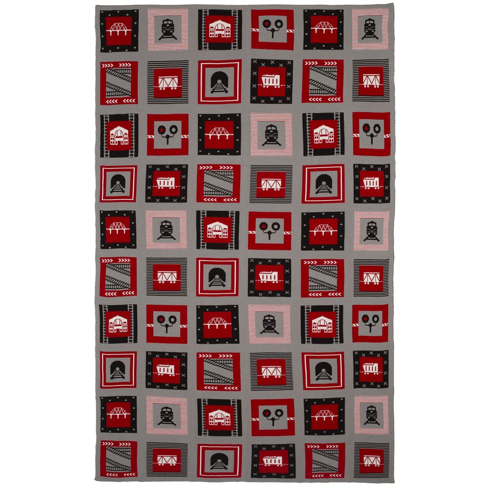 Плед Industry, железные дороги — изображение 2