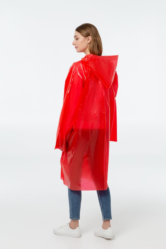 Дождевик-плащ BrightWay, красный — изображение 7