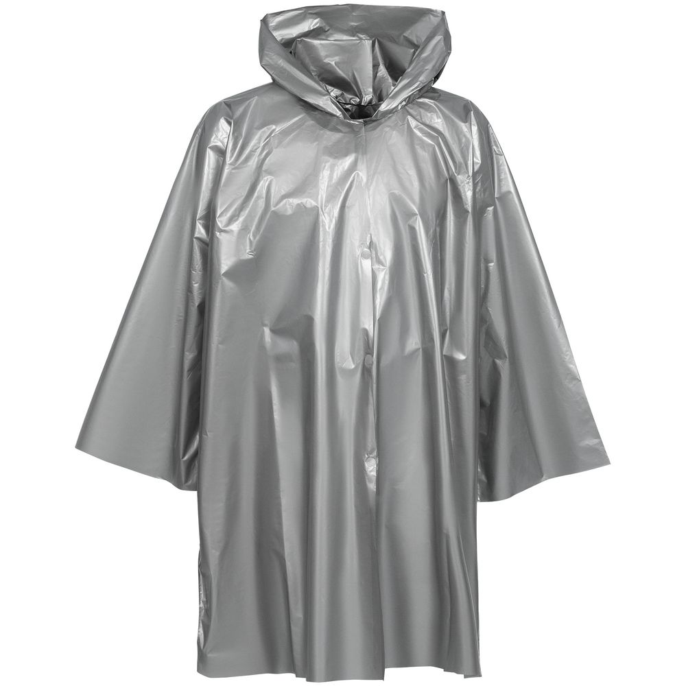 Дождевик-плащ CloudTime, серебристый — изображение 2