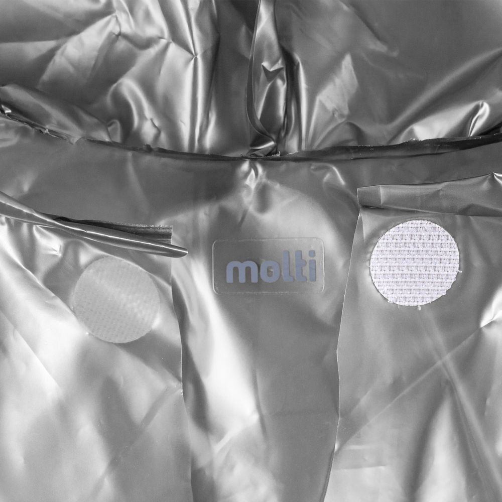 Дождевик-плащ CloudTime, серебристый — изображение 4