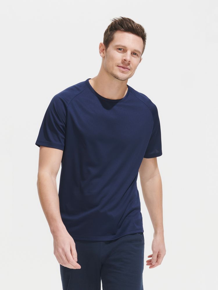 Футболка унисекс Sporty 140, ярко-синяя — изображение 6