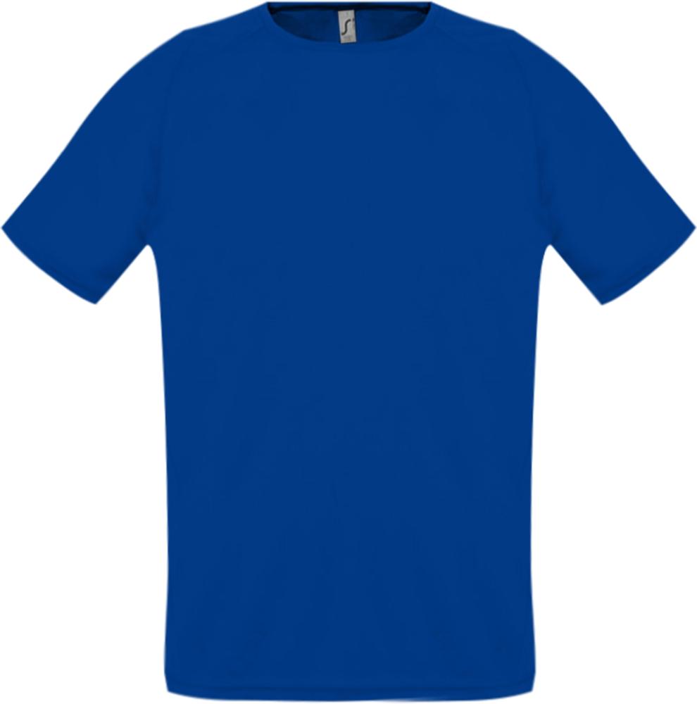 Футболка унисекс Sporty 140, ярко-синяя — изображение 2